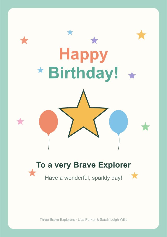 Printable birthday card