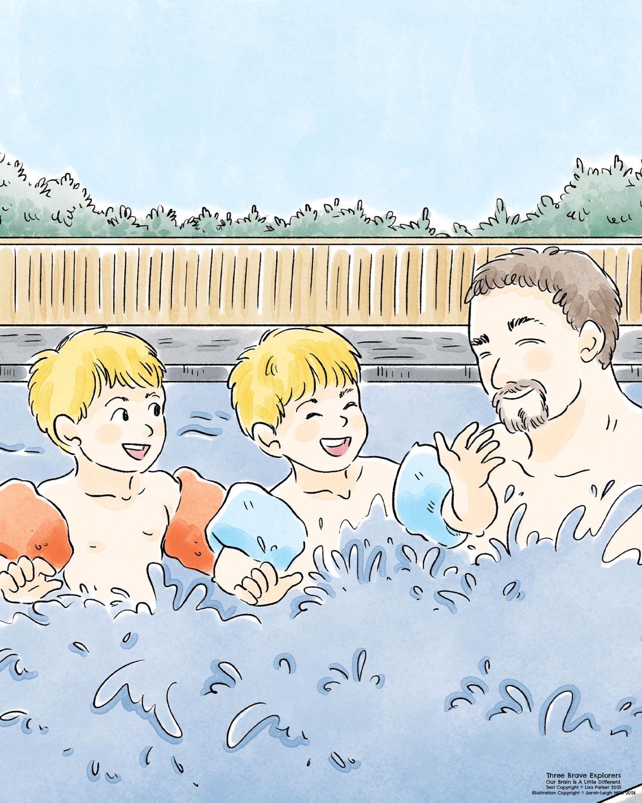 Making a splash together